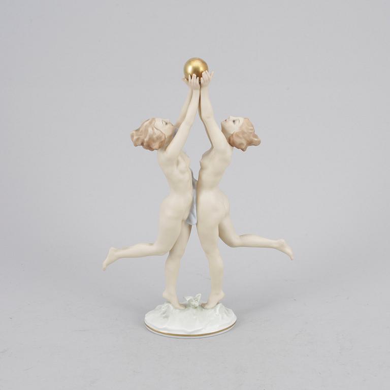 FIGURIN, porslin, Hutschenreuther, TYskland.