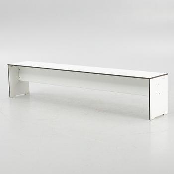 Conmoto, table and a pair of benches, "Riva".