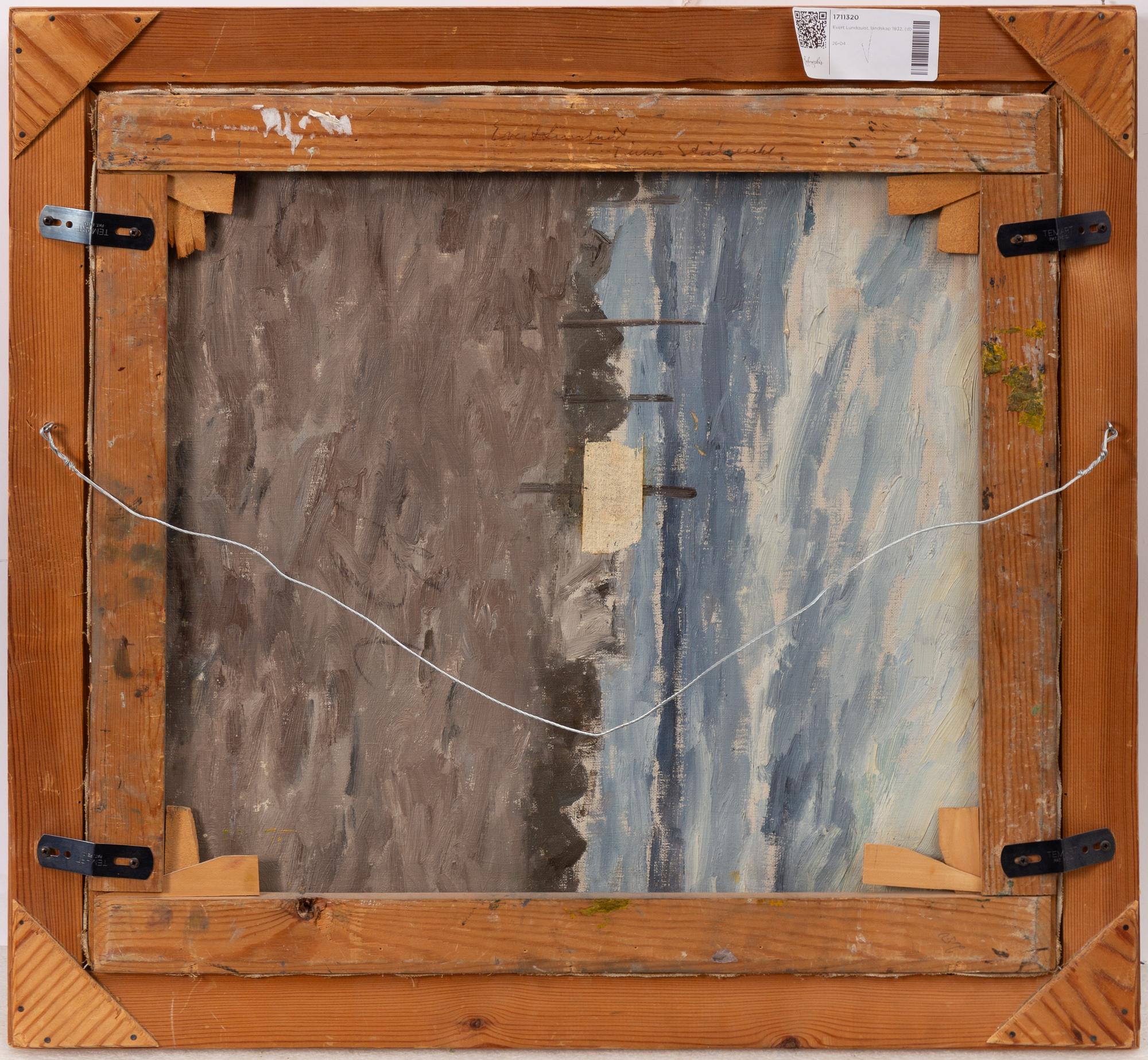 Evert Lundquist, landscape.