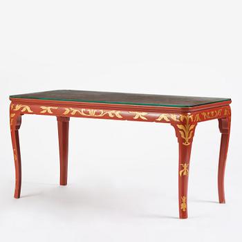 Carl Malmsten, a Swedish Grace table, cabinetmaker Albin Johansson, Stockholm, for Villa Kvikkjokk, 1927.