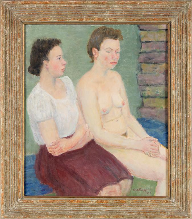 BIRGER LJUNGQUIST, panel signed Birger Ljungqvist and dated 1947.