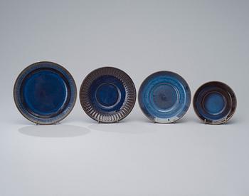 KAFFE- OCH TESERVIS, 26 delar, "Kosmos", formgiven 1966 av Berit Ternell för Upsala-Ekeby Gefle.