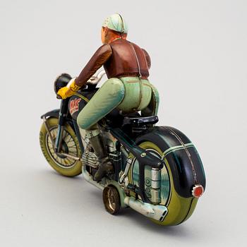 A tinplate Arnold Mac 700 motorcycle, Germany, 1950s.