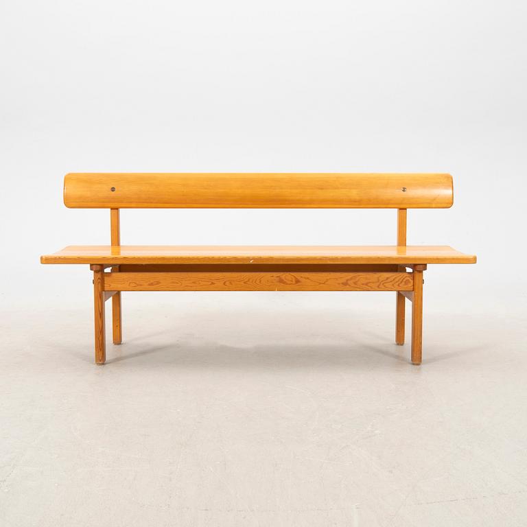 A pine wood bench 'Asserbo' by Børge Mogensen, Karl Andersson second half of the 20th century.