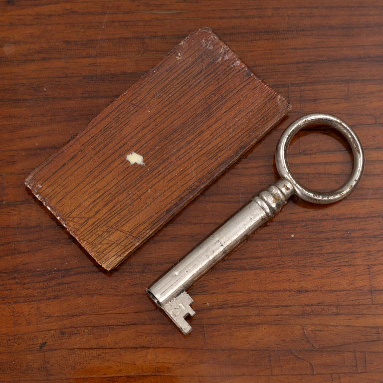 A gustavian style sewing table, 19th Century.