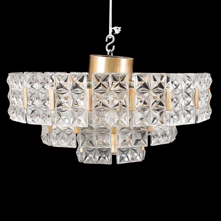 A ceiling lamp, probably designed by Carl Fagerlund, Orrefors, 1960´s.