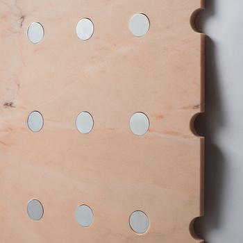 GEORGE HENRY LONGLY, marble and stainless steel.