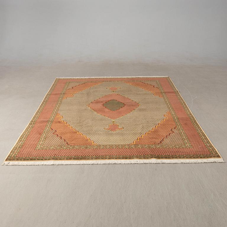 Carpet Tabriz old part silk approx. 300x205 cm.