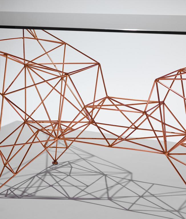 matbord, "Pylon Dining Table", Tom Dixon Studio, London, efter 2014.