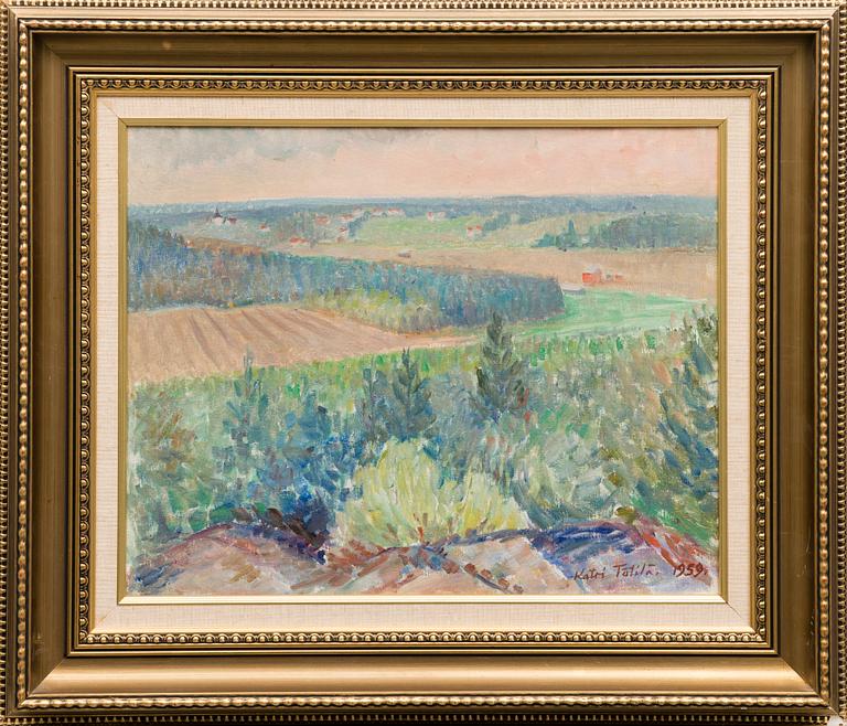 KATRI TÄTILÄ, olja på duk, signerad och daterad 1959.