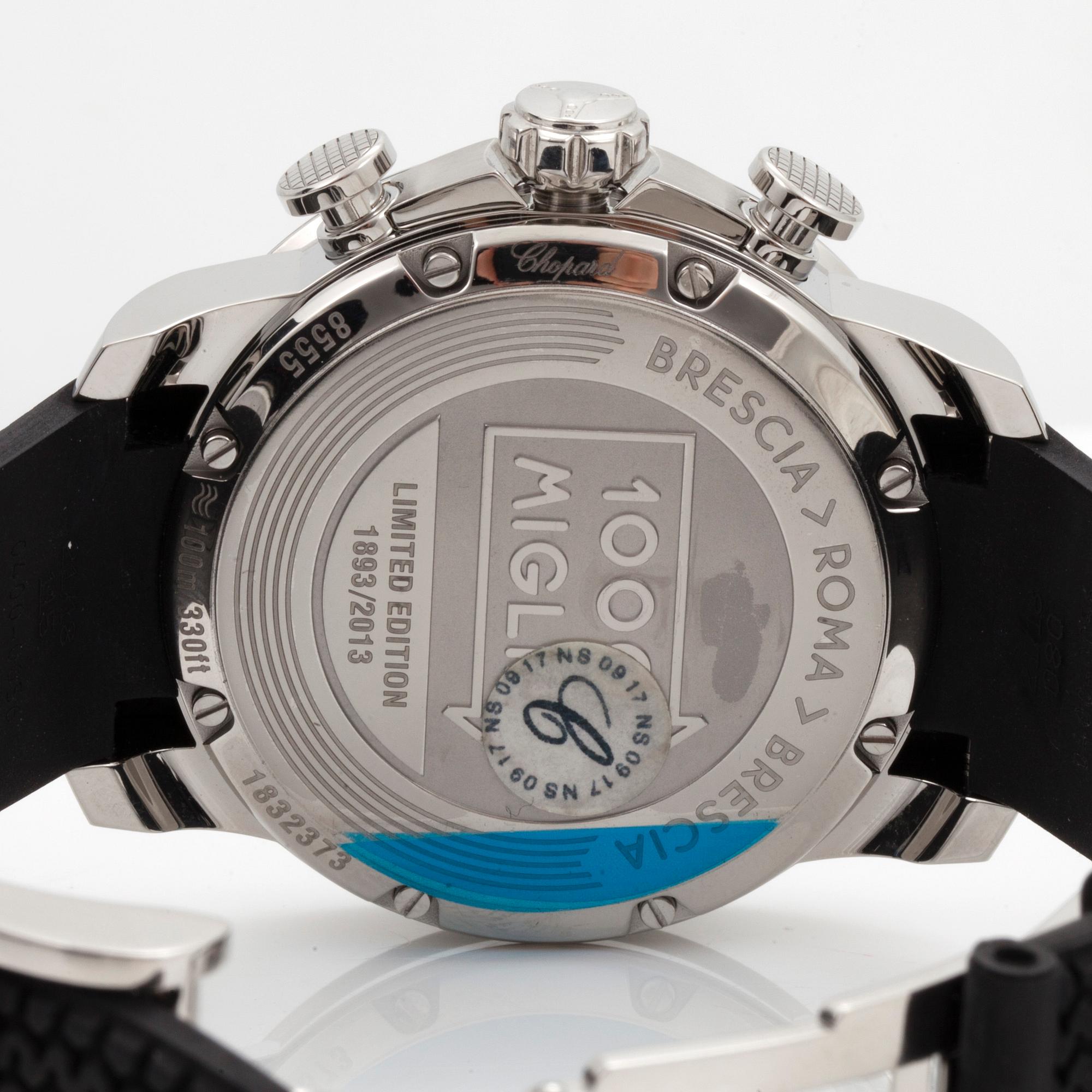 CHOPARD, Mille Miglia, Chronometer, GMT "Tachymeter", chronograph, wristwatch, 44 mm,