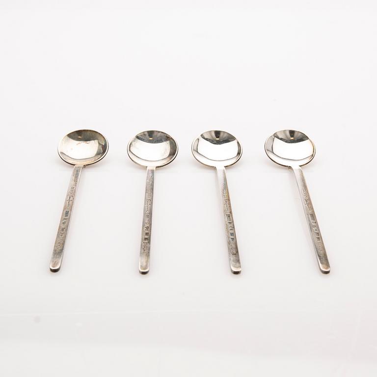 Elon Arenhill, Teaspoons, 4 pcs, sterling silver, Malmö, 1978-1979.