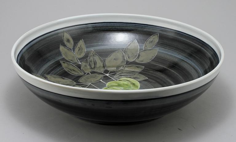 SKÅLFAT, stengods, Gösta Millberg, Rörstrand, 1900-tal.