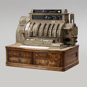 A swedish cash register, 'National', early 20th century.