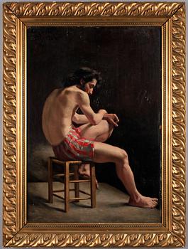 JULIA BECK, olja på duk uppfodrad på pannå, sign, dat.