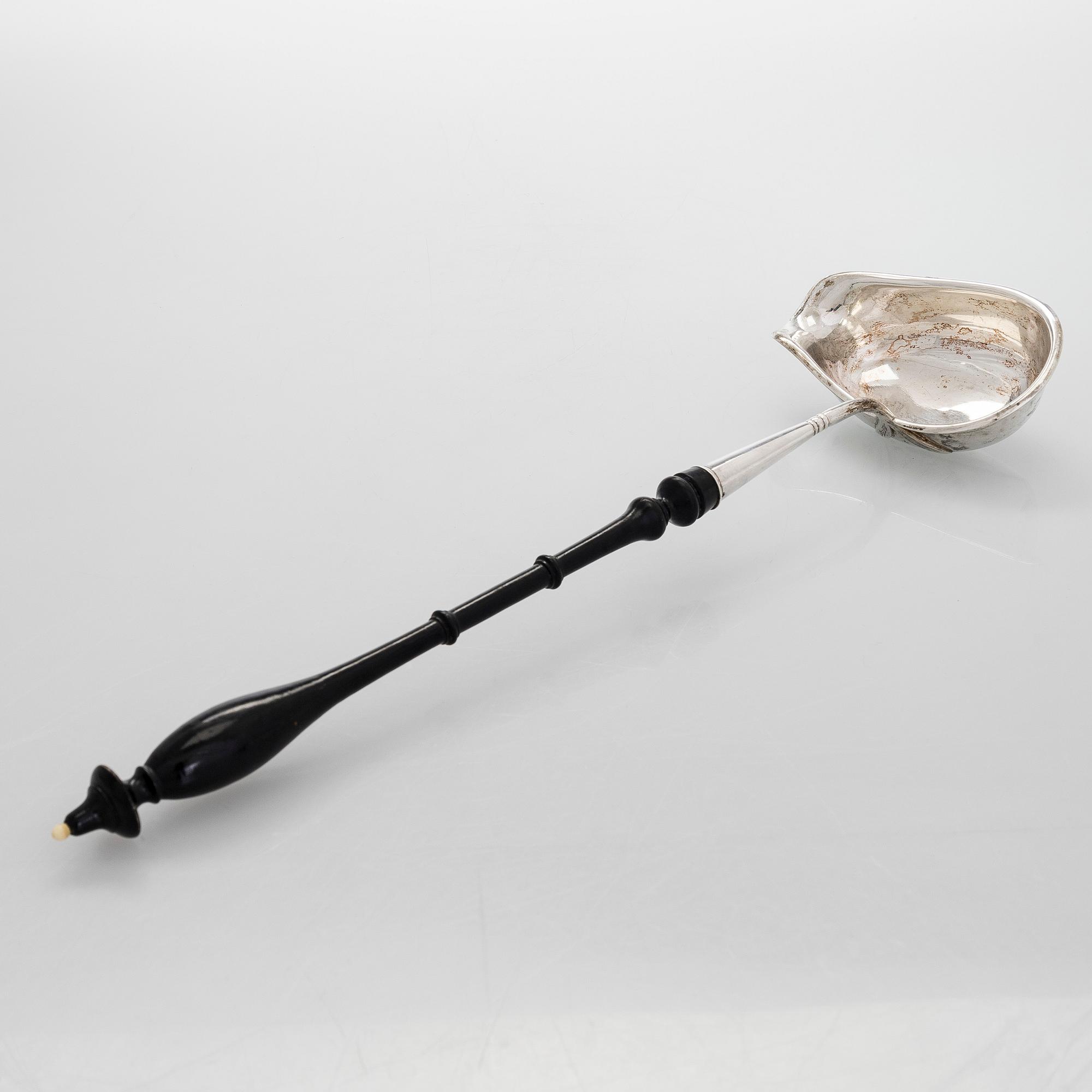 J.W. Jokiniemi, soppslev, silver, Nystad 1897.