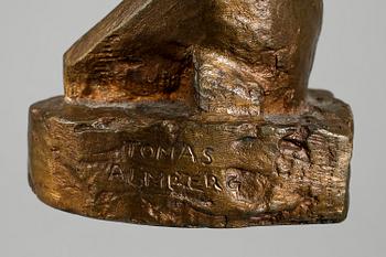 TOMAS ALMBERG, skulptur, brons, signerad.