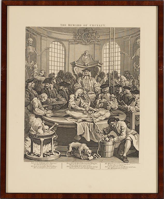 WILLIAM HOGARTH, engravings, 6, later, 20th century.