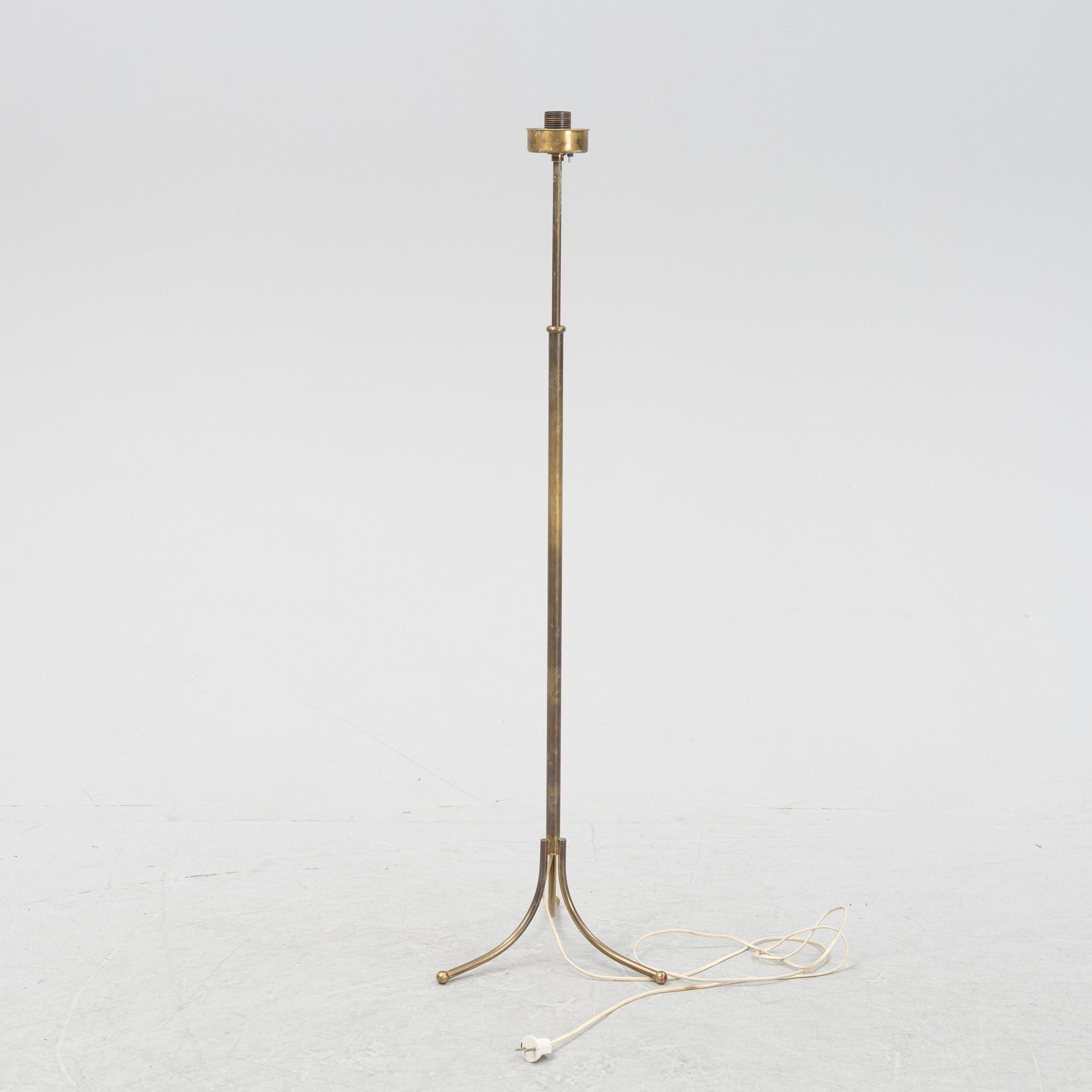 A model 2326 brass floor lamp by Josef Frank for Firma Svenskt Tenn.