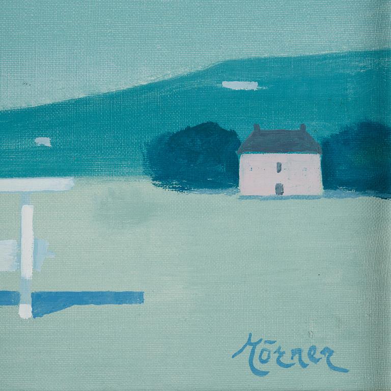 Stellan Mörner, Landscape with a Table Clock.