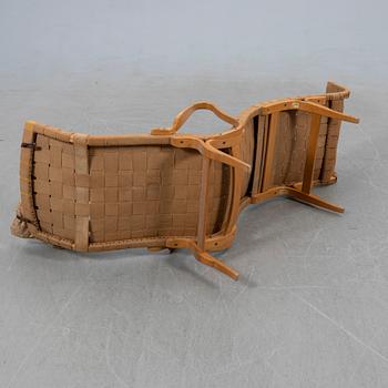 Bruno Mathsson, Armchair, "Pernilla 3", Karl Mathsson Company, Värnamo, 1960s.