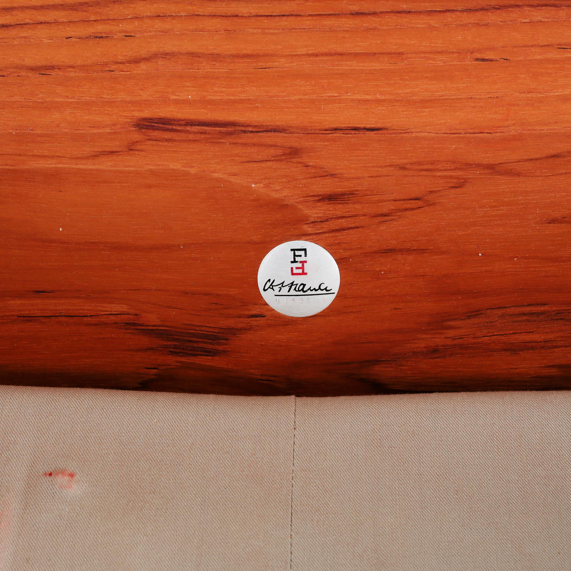 A sofa by Ole Wanscher, model "Senator", for France & Son, third quarter of the 20th century.