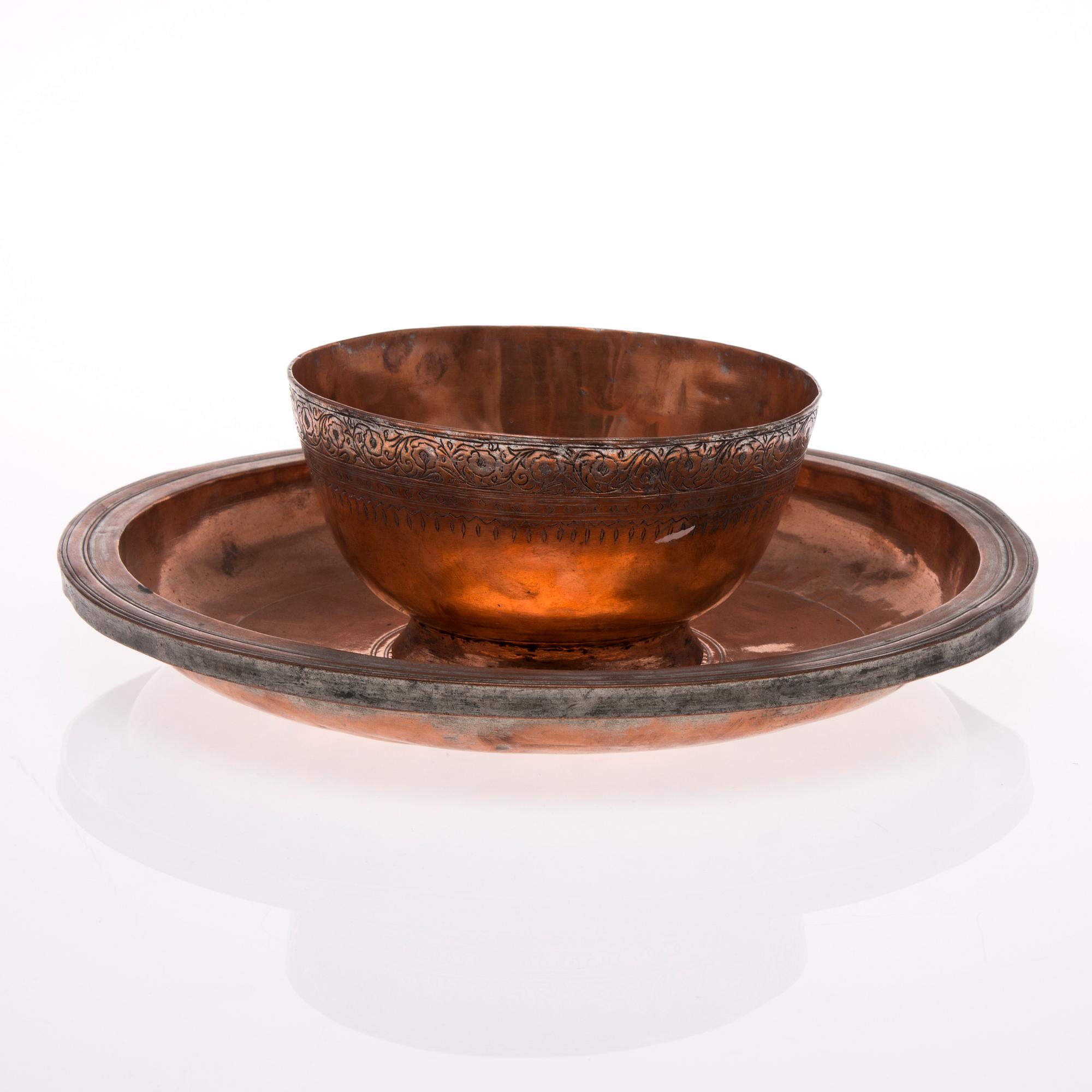 KÄRL, 2 st, koppar, Mellanöstern, 1900-talets början.