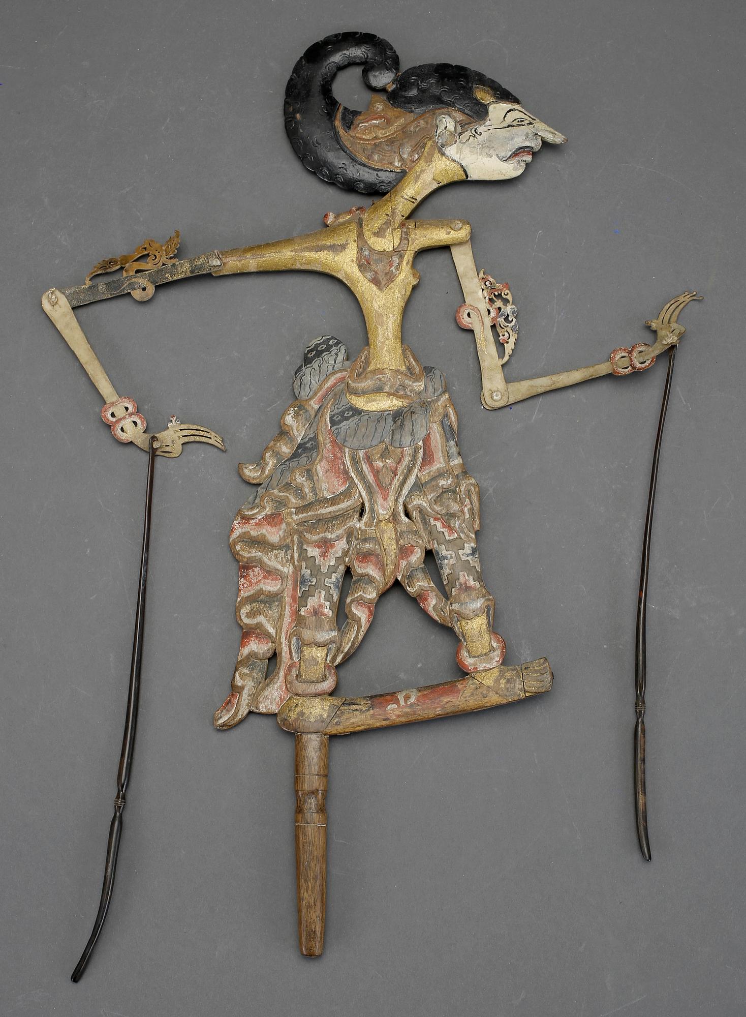 SKUGGSPELSFIGUR, troligen Java, 1900-talets första hälft.