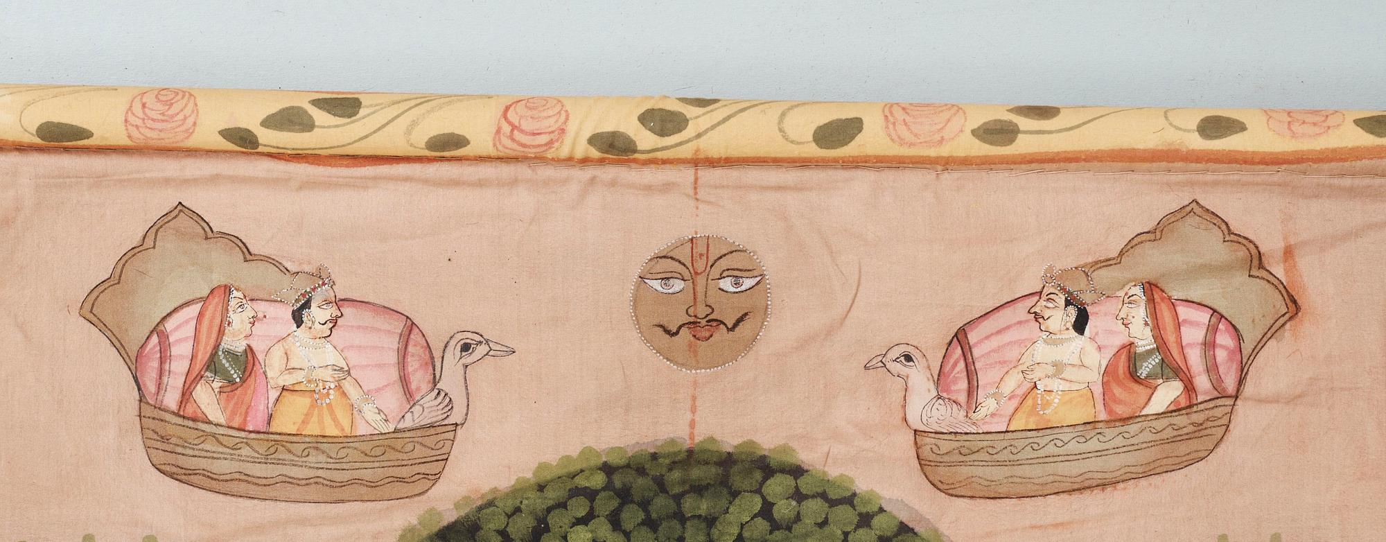 VÄGGBONAD, Indien, 1900-tal.