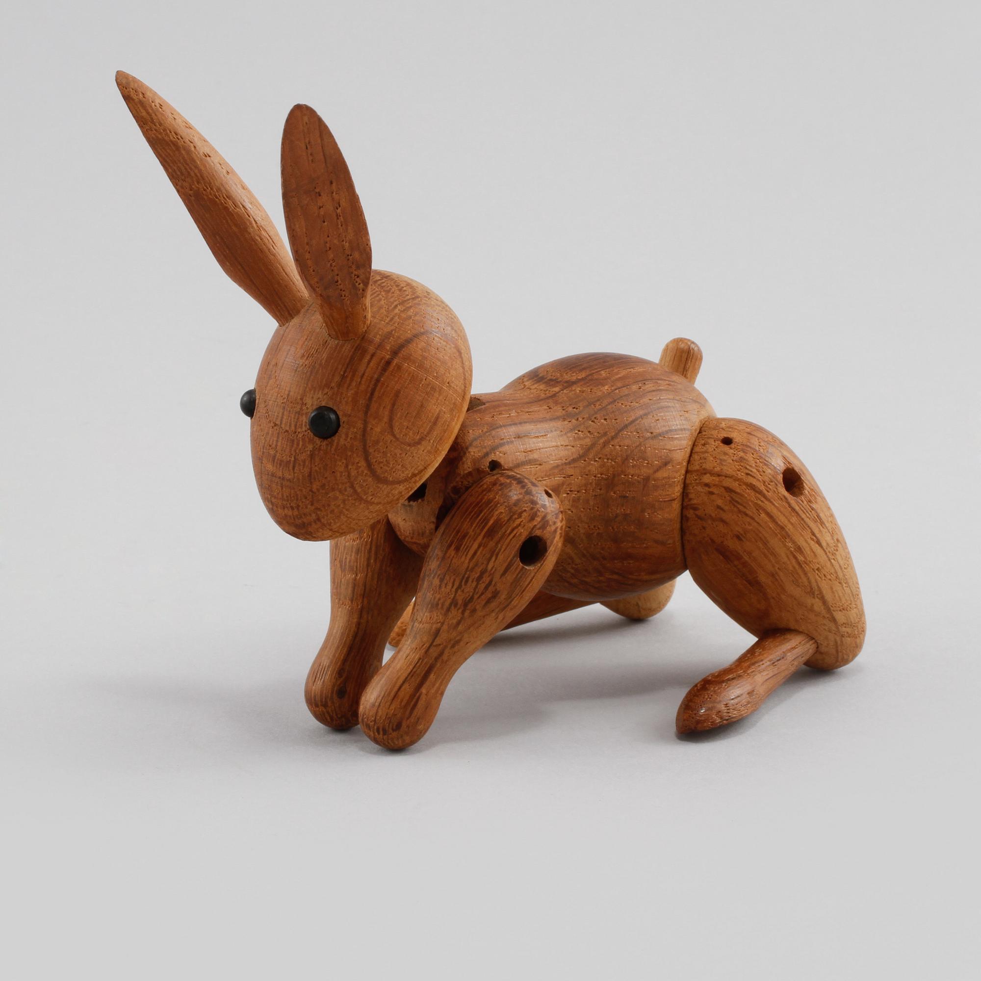 FIGUR, teak, Kay Bojesen, Danmark, omkring 1900-talets mitt.