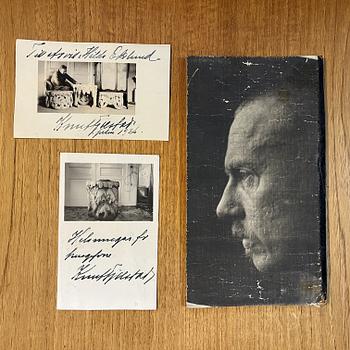 Knut Fjaestad, stabbestol, jugend, Sverige, 1915.