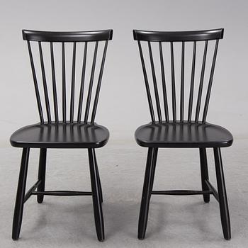 CARL MALMSTEN, six 'Lilla Åland' chairs, Stolab 2014.