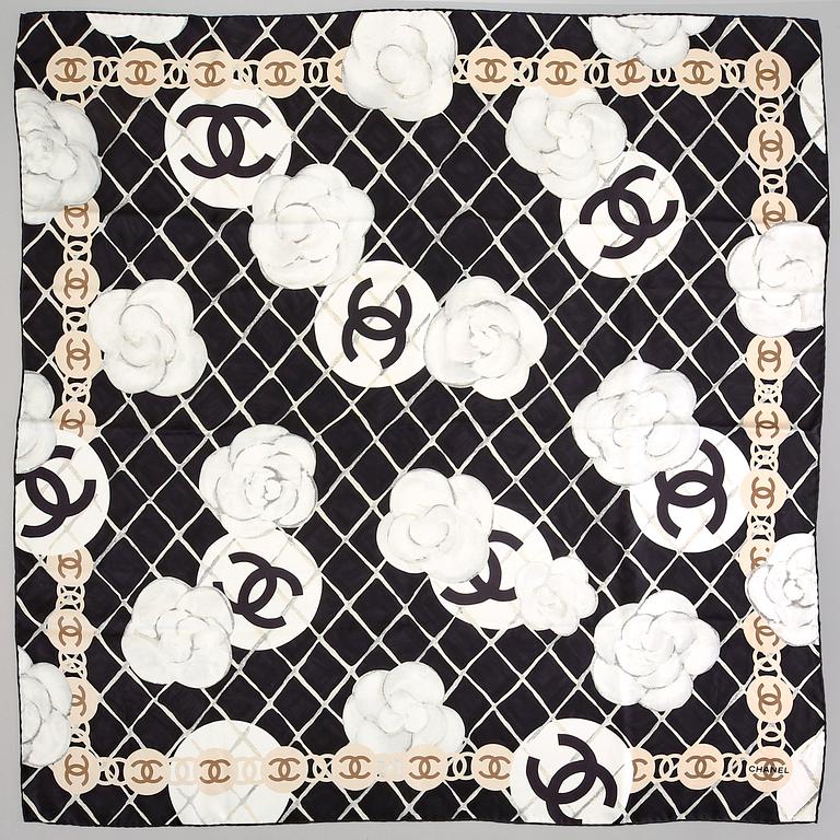 A Chanel silk scarf 2017.
