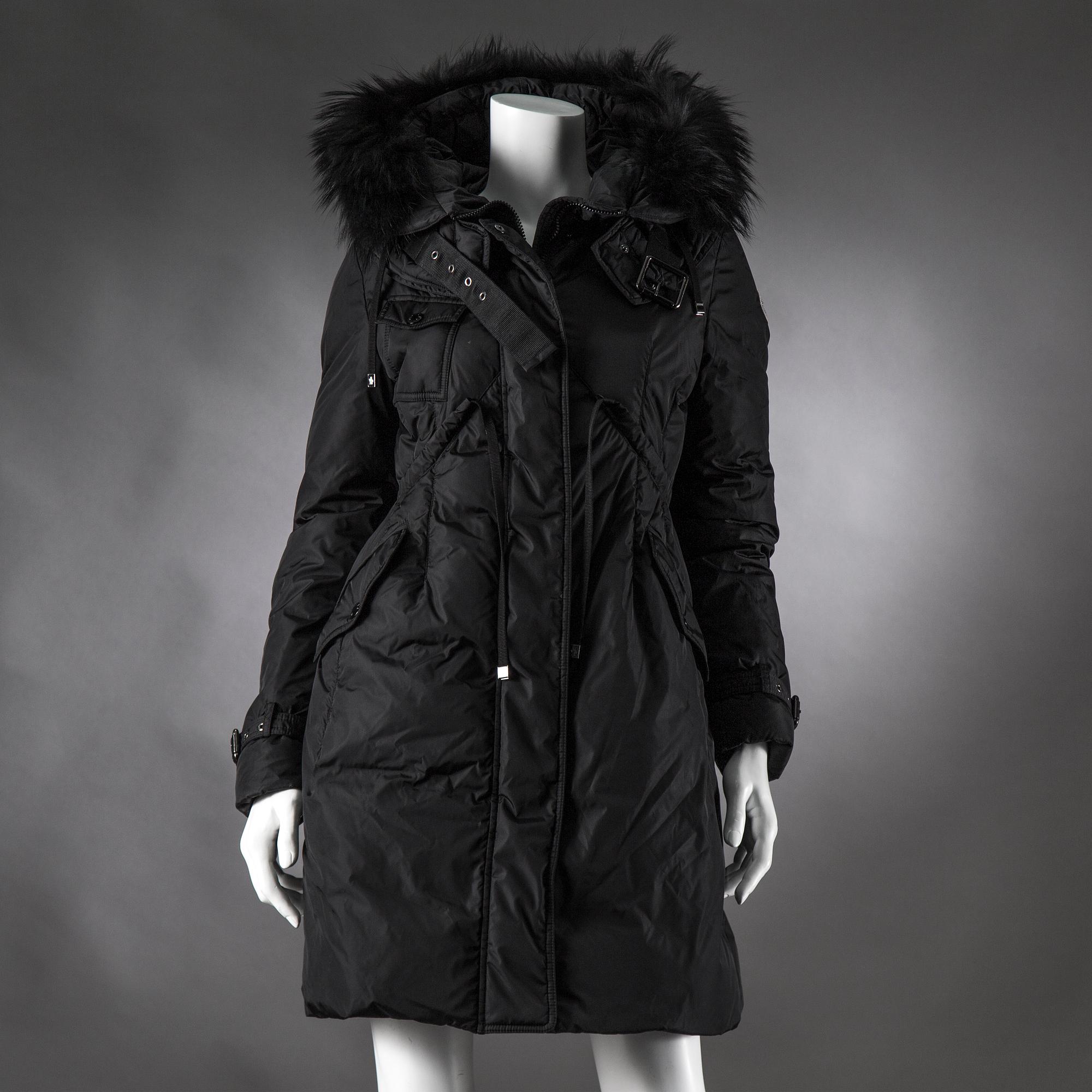 A Moncler down coat, size 2.