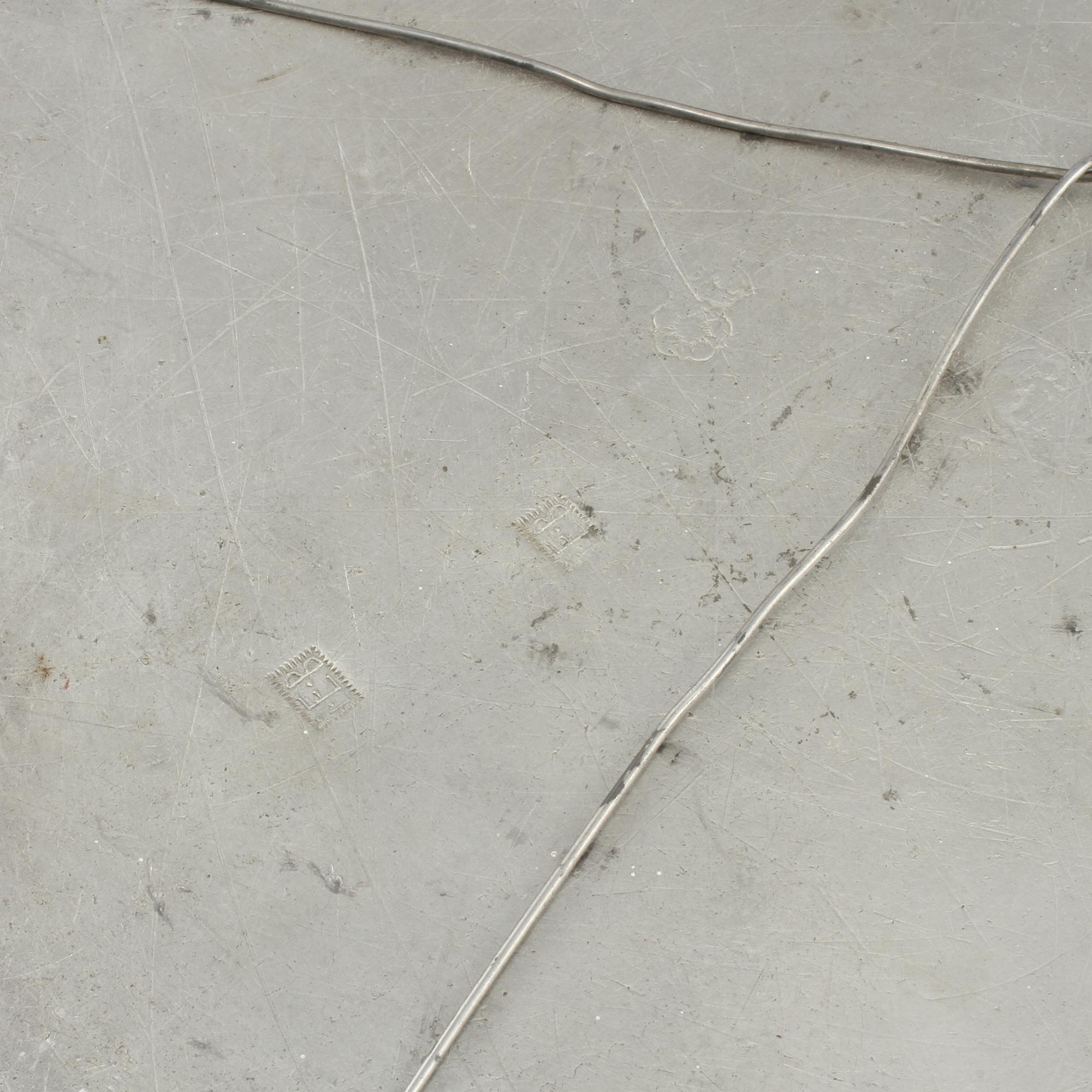 TENNFAT, odefinierade stämplar, 1700/1800-tal.