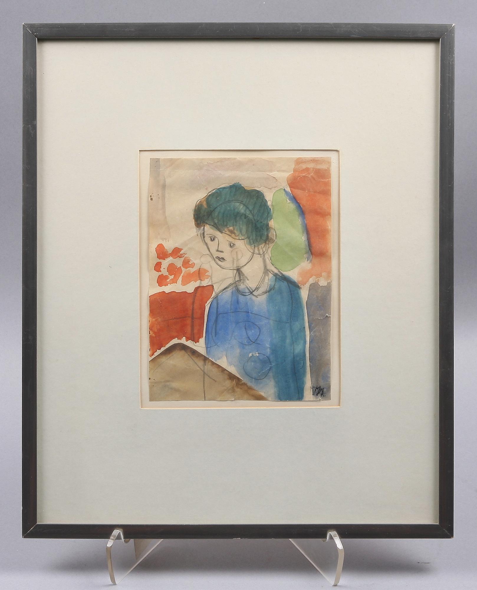 IVARSON, IVAN, gouache, monogramsign.