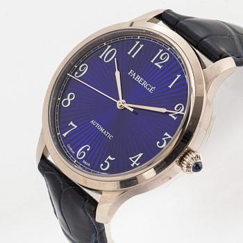 Fabergé, Agathon, wristwatch, 40 mm.
