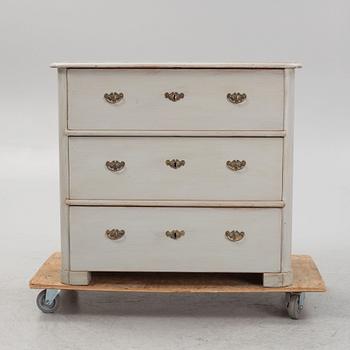 A chest of drawers, late 19th Century.