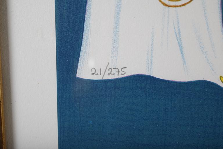 FRIEDRICH SCHRÖDER-SONNENSTERN, färglitografi, signerad och daterad 1971, numrerad 21/275.