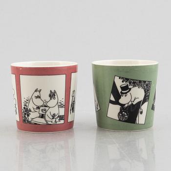 Two Moomin mugs, Moomin Characters, Arabia, Finland, 1990-93.