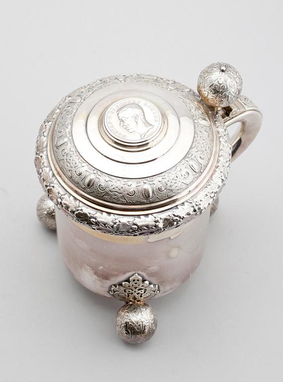 STOP, silver, GAB, Stockholm 1930. Vikt ca 800 gram.