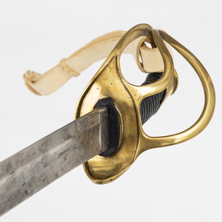 A sabre, early 19th century.