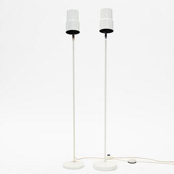 Hans-Agne Jakobsson, golvlampor, ett par, modell G154, Hans-Agne Jakobsson AB, Markaryd, 1960/70-tal.