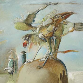 SVEN-ERIK JOHANSSON, olja på pannå. Signerad och daterad 1998.