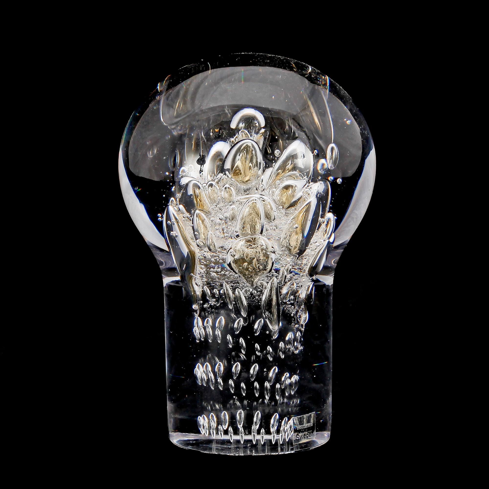 OBJEKT, glas, Göran Wärff, Kosta, sign.