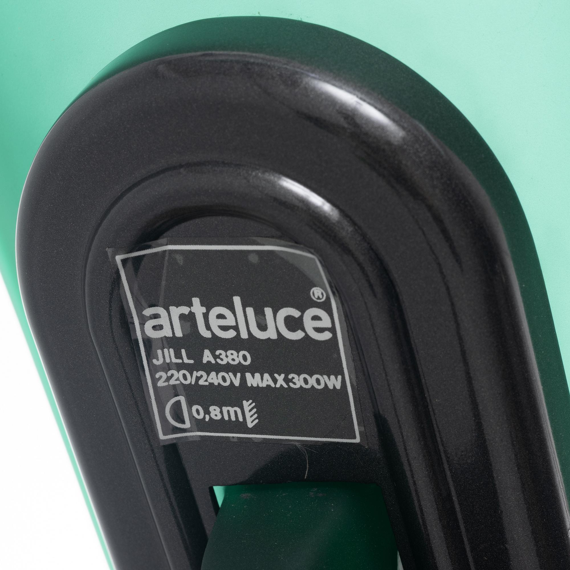 Perry King, Santiago Miranda & Gianluigi Arnald, a pair of floor lamps,, "Jill", Arteluce, Italy.