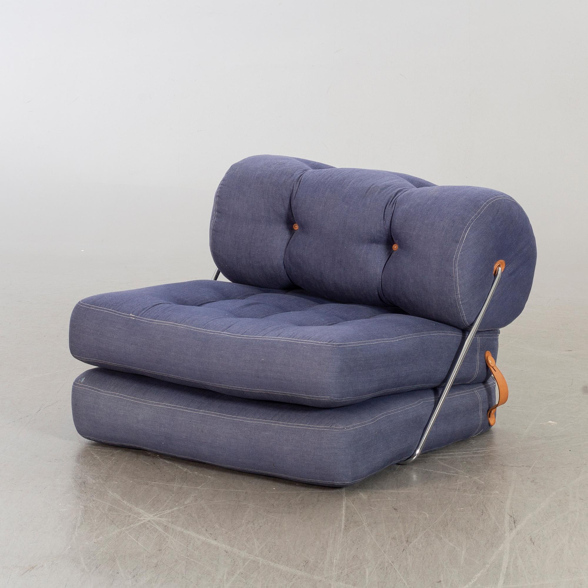 GILLIS LUNDGREN, LOUNGE CHAIR "TAJT" IKEA 1970'S.