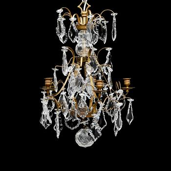 LJUSKRONA, barockstil, 1900-/2000-tal. Höjd 56 cm.