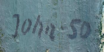 Gunnar Jonn, a signed and dated oil on board.