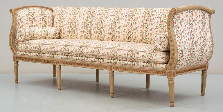 A Gustavian late 18th century sofa.